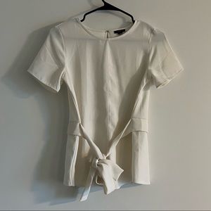 ANN TAYLOR SHORT SLEEVE BLOUSE